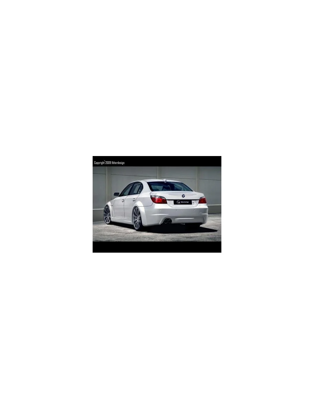 COPPIA ALLARGAMENTI POSTERIORI IBHERDESIGN IN VTR BMW SERIE 5 E60