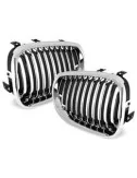 COPPIA DI GRIGLIE CROMATE PARAURTI ANTERIORE BMW SERIE 5 E60 E61
