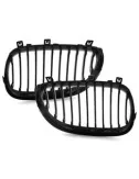 COPPIA DI GRIGLIE NERE PARAURTI ANTERIORE BMW SERIE 5 E60 E61