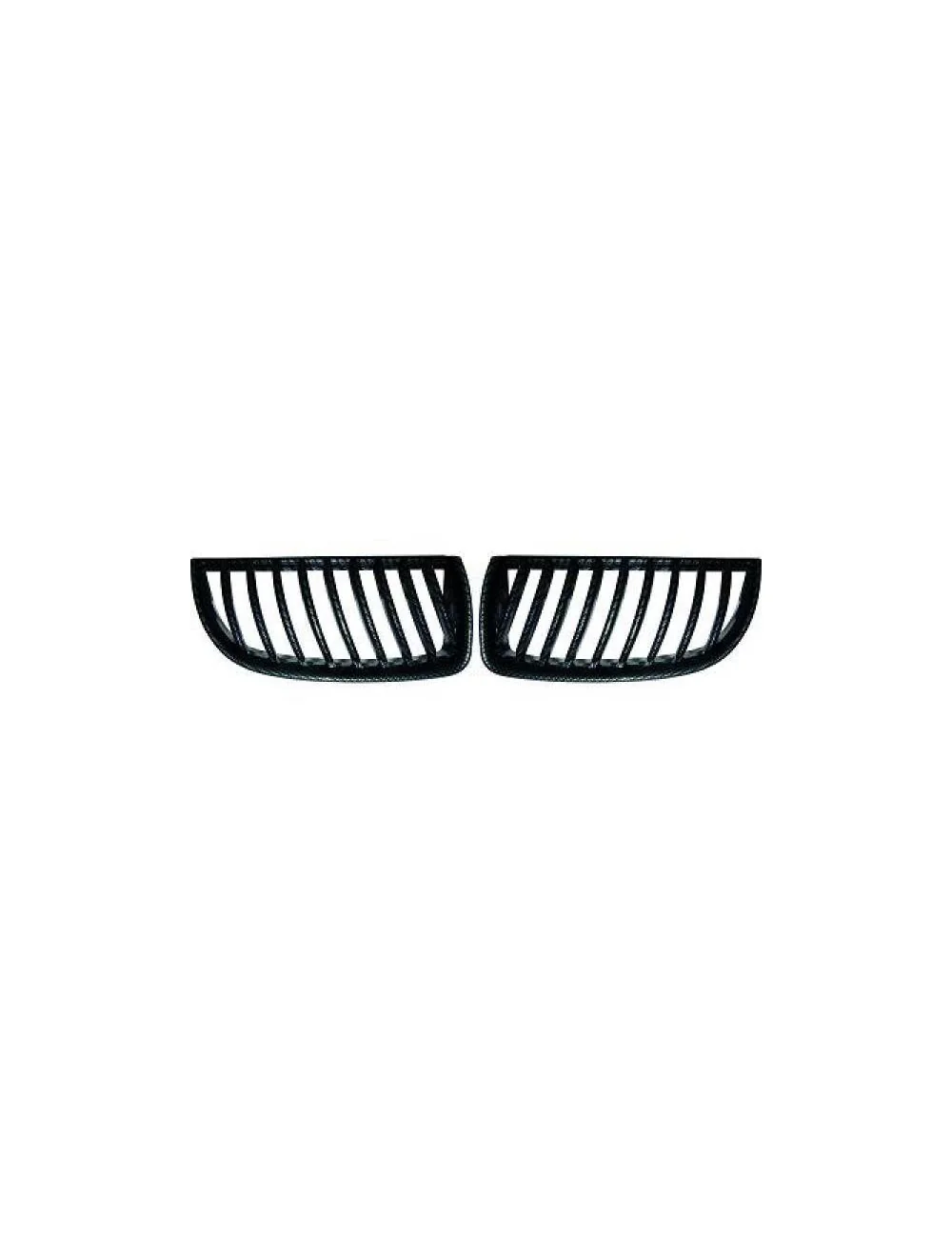 COPPIA GRIGLIE PARAURTI ANTERIORE CARBON BMW SERIE 3 E90 E91