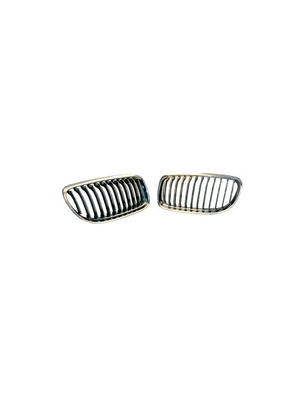 COPPIA GRIGLIE PARAURTI ANTERIORE CROMATE BMW SERIE 3 E90 E91
