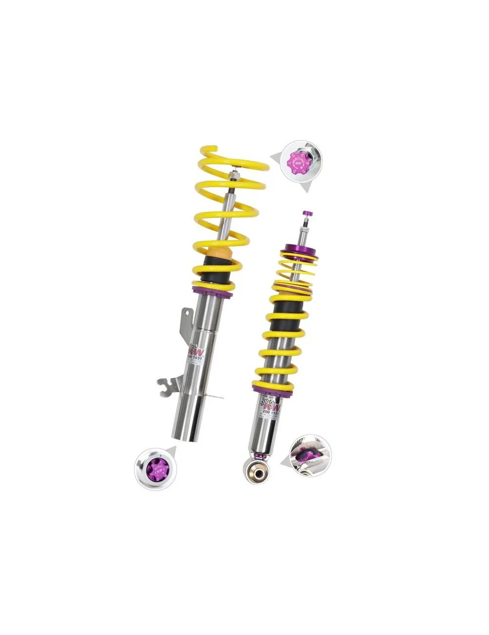 ASSETTO REGOLABILE IN ALTEZZA E COMPRESSIONE KW VARIANTE 3 CITROEN DS3 THP