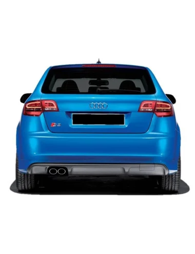 DIFFUSORE POSTERIORE IN VETRORESINA AUDI A3 8P SPORTBACK LOOK RS3