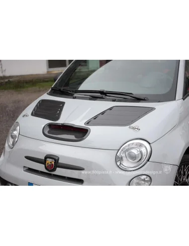 CADAMURO COFANO ANTERIORE PISTA IN VETRORESINA FIAT 500 ABARTH