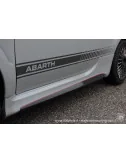 CADAMURO COPPIA MINIGONNE AGGIUNTIVE IN CARBONIO FIAT 500 ABARTH PISTA