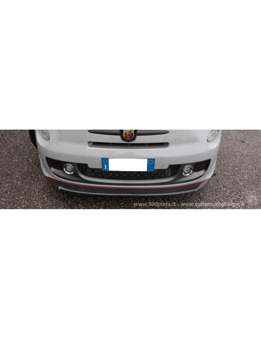 CADAMURO SPOILER AGGIUNTIVO ANTERIORE IN CARBONIO FIAT 500 ABARTH