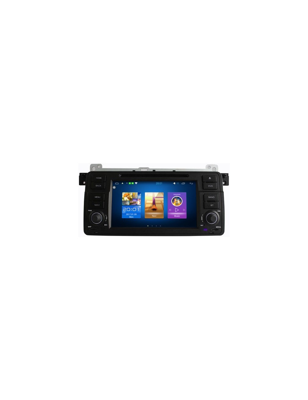 JF-SOUND JF-137B3A AUTORADIO SPECIFICA BMW E46 ANDROID 6.0 BLUETOOTH GPS USB SD