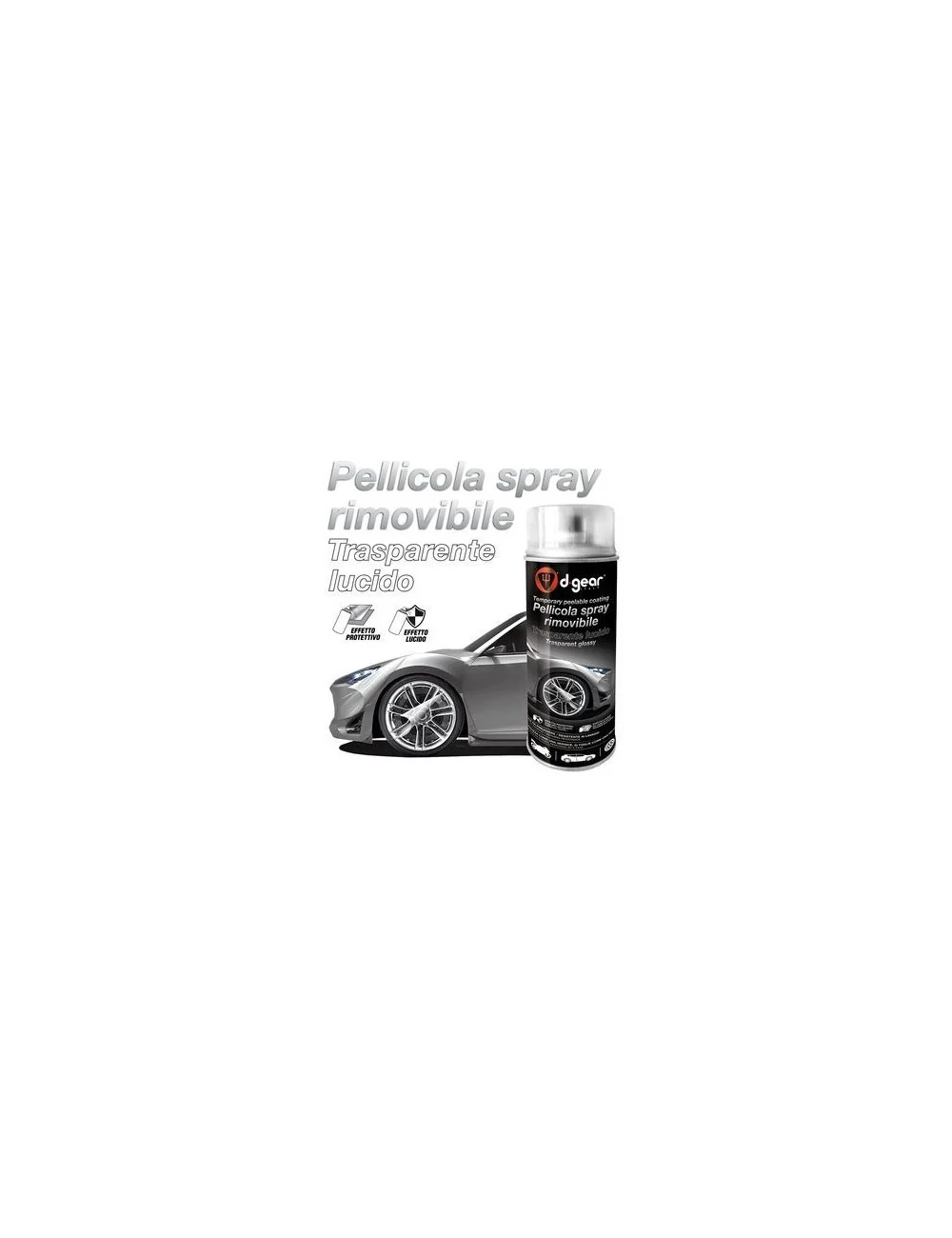 DGEAR VERNICE REMOVIBILE SPRAY TRASPARENTE 1 X 400ML