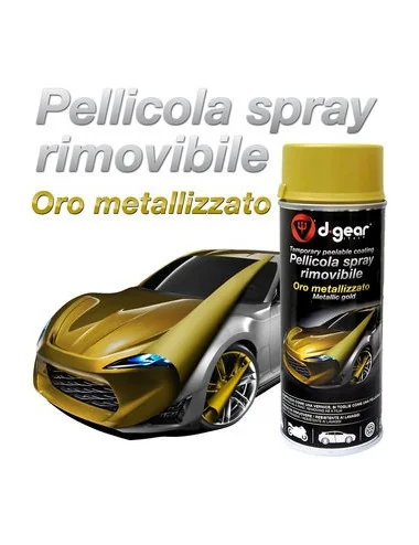 DGEAR VERNICE REMOVIBILE SPRAY ORO METALLIZZATO 1 X 400ML