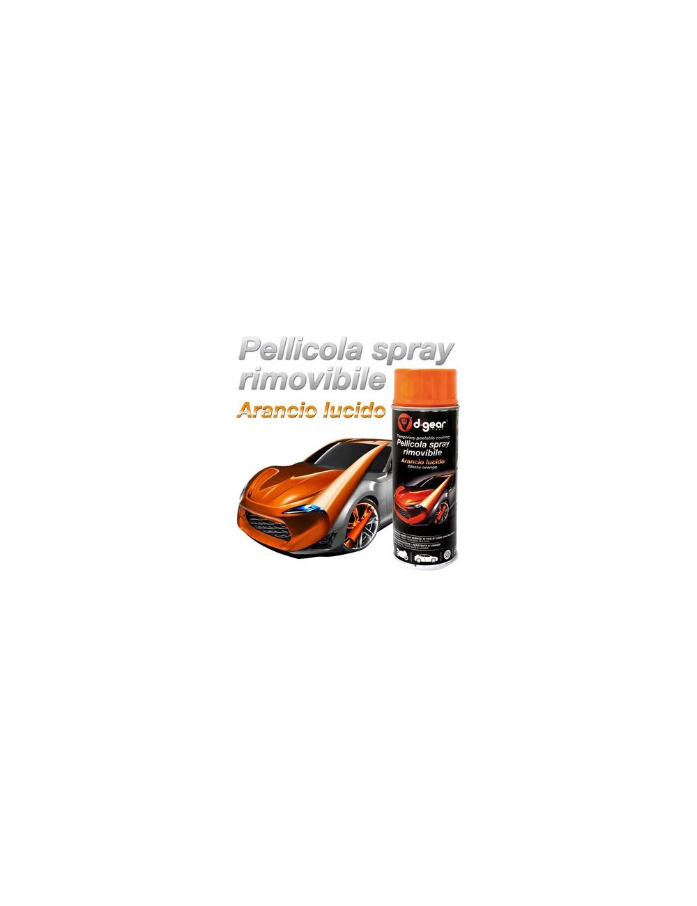 DGEAR VERNICE REMOVIBILE SPRAY ARANCIO LUCIDO 1 X 400ML