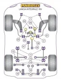 POWERFLEX BOCCOLA SUPPORTO MOTORE PICCOLA LANCIA DELTA INTEGRALE EVOLUZIONE