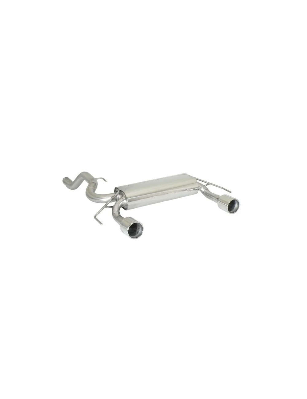 RAGAZZON SILENZIATORE POSTERIORE DUPLEX INOX OPEL CORSA E OPC