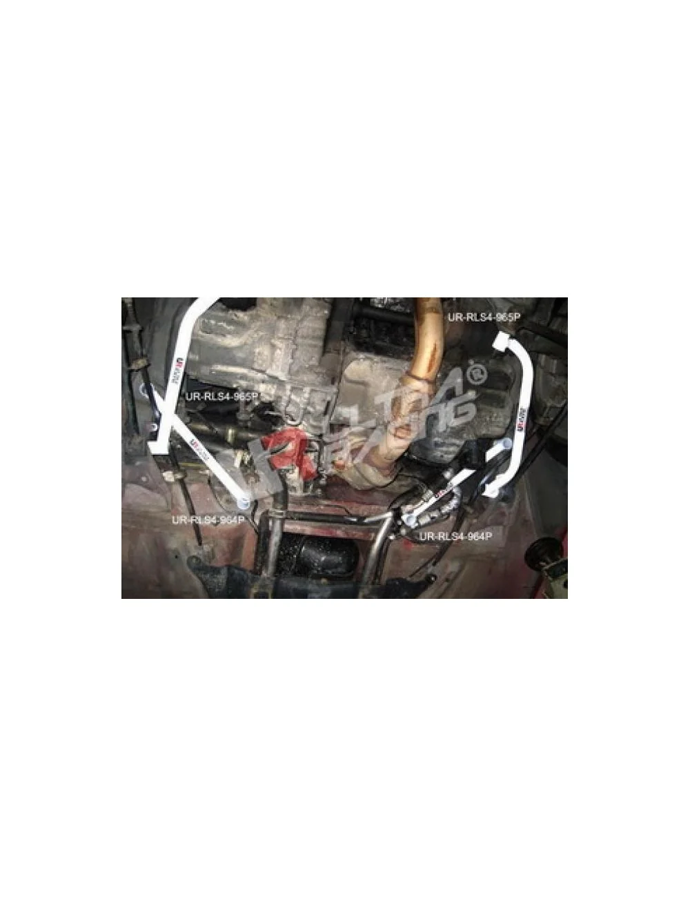 BARRA RINFORZO SCOCCA POSTERIORE INFERIORE ULTRA RACING TOYOTA MR2 W20