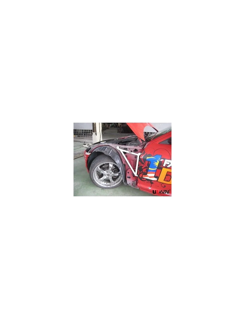 BARRE RINFORZO PARAFANGHI ANTERIORI ULTRA RACING MAZDA RX-8