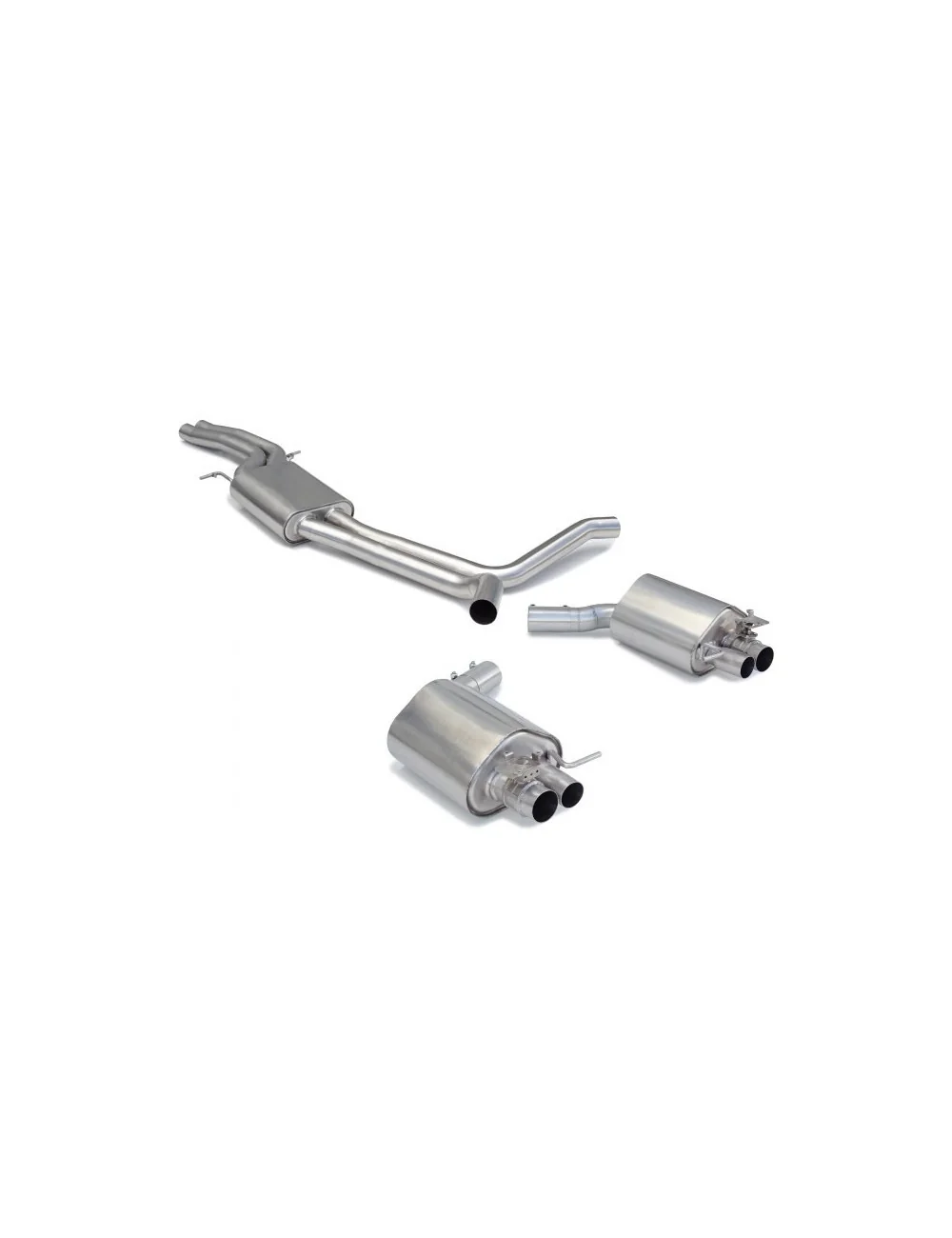 RAGAZZON TERMINALE SILENZIATORE IN ACCIAIO INOX AUDI RS6 4G 4.0 TFSI 445KW
