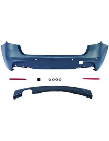 PARAURTI POSTERIORE COMPLETO IN ABS BMW SERIE 3 F31 LOOK M