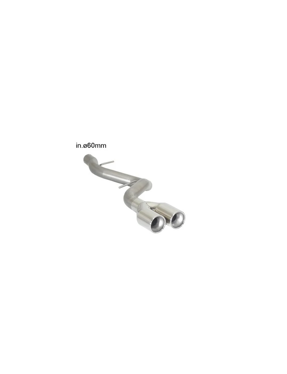 RAGAZZON TUBO POSTERIORE LIBERO BMW SERIE 1 E81 E87 123D
