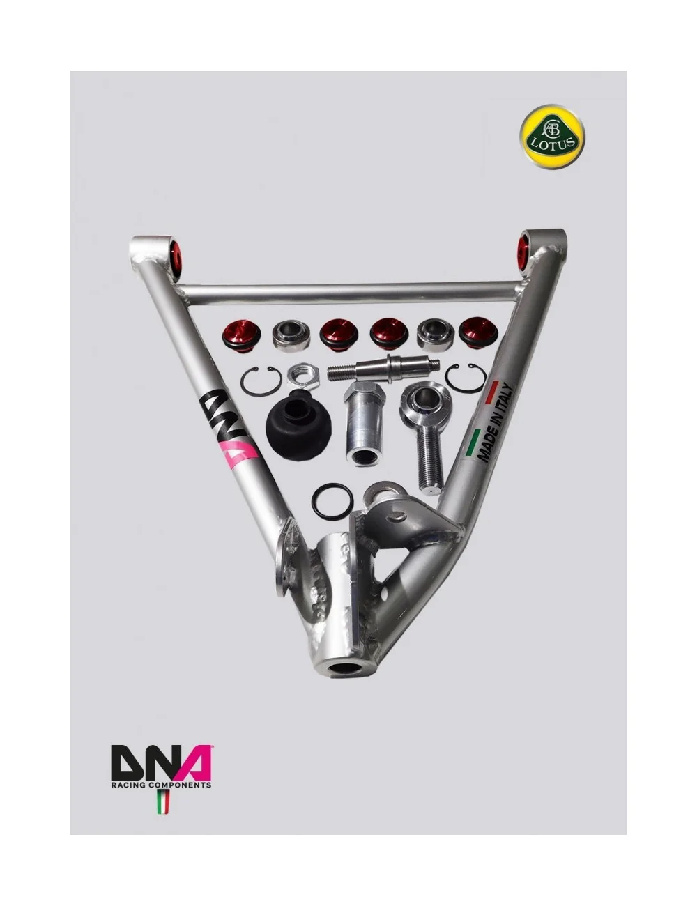 DNA RACING KIT TRAPEZI ANTERIORI INFERIORI LOTUS ELISE EXIGE L4