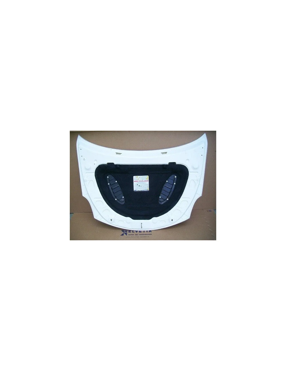 HELVETIA SPOILER COFANO ANTERIORE IN VETRORESINA ALFA ROMEO GIULIETTA LOOK GIULIA QV