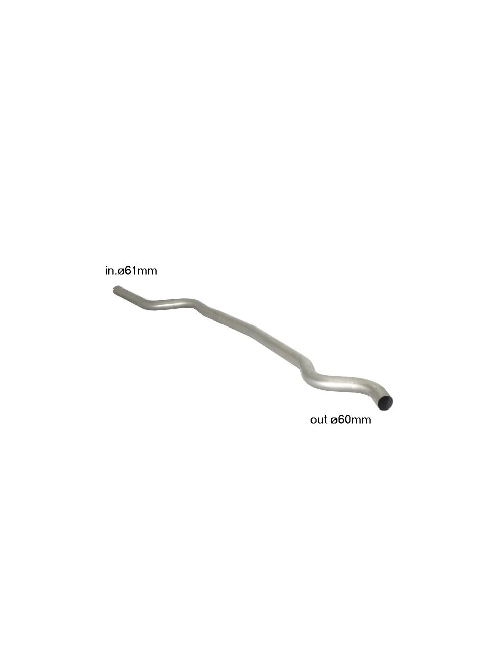 RAGAZZON TUBO CENTRALE LIBERO BMW SERIE 1 F20 125D 160KW