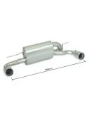 RAGAZZON SILENZIATORE POSTERIORE DUPLEX INOX BMW SERIE 1 F20 F21 125D 160KW