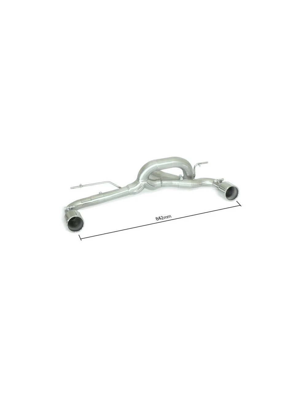 RAGAZZON TUBO POSTERIORE LIBERO DUPLEX INOX BMW SERIE 1 F20 F21 125D 160KW