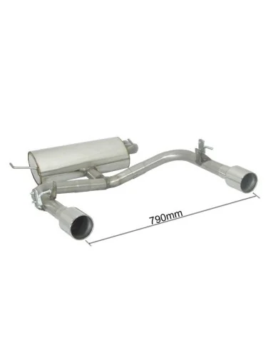 RAGAZZON TERMINALE POSTERIORE SILENZIATO INOX TOYOTA CELICA T23