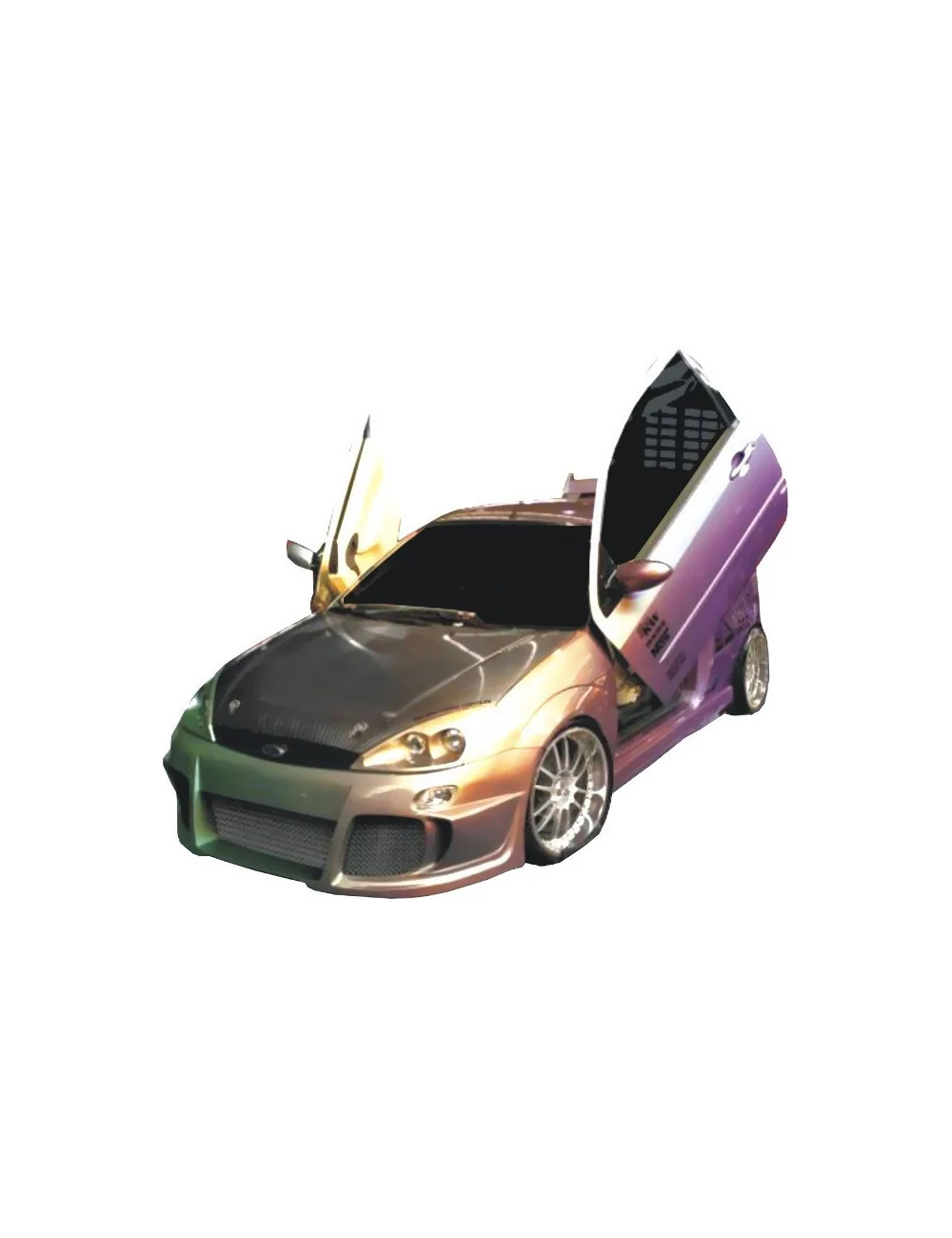PARAURTI ANTERIORE IN VETRORESINA FORD FOCUS DAL 1998