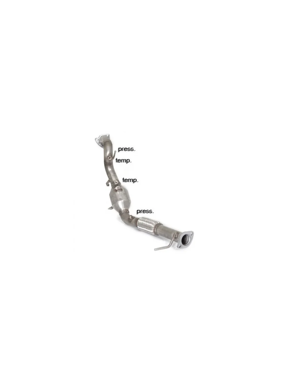 RAGAZZON CATALIZZATORE METALLICO 200 CELLE INOX FORD RANGER 2.2 TDI 118KW