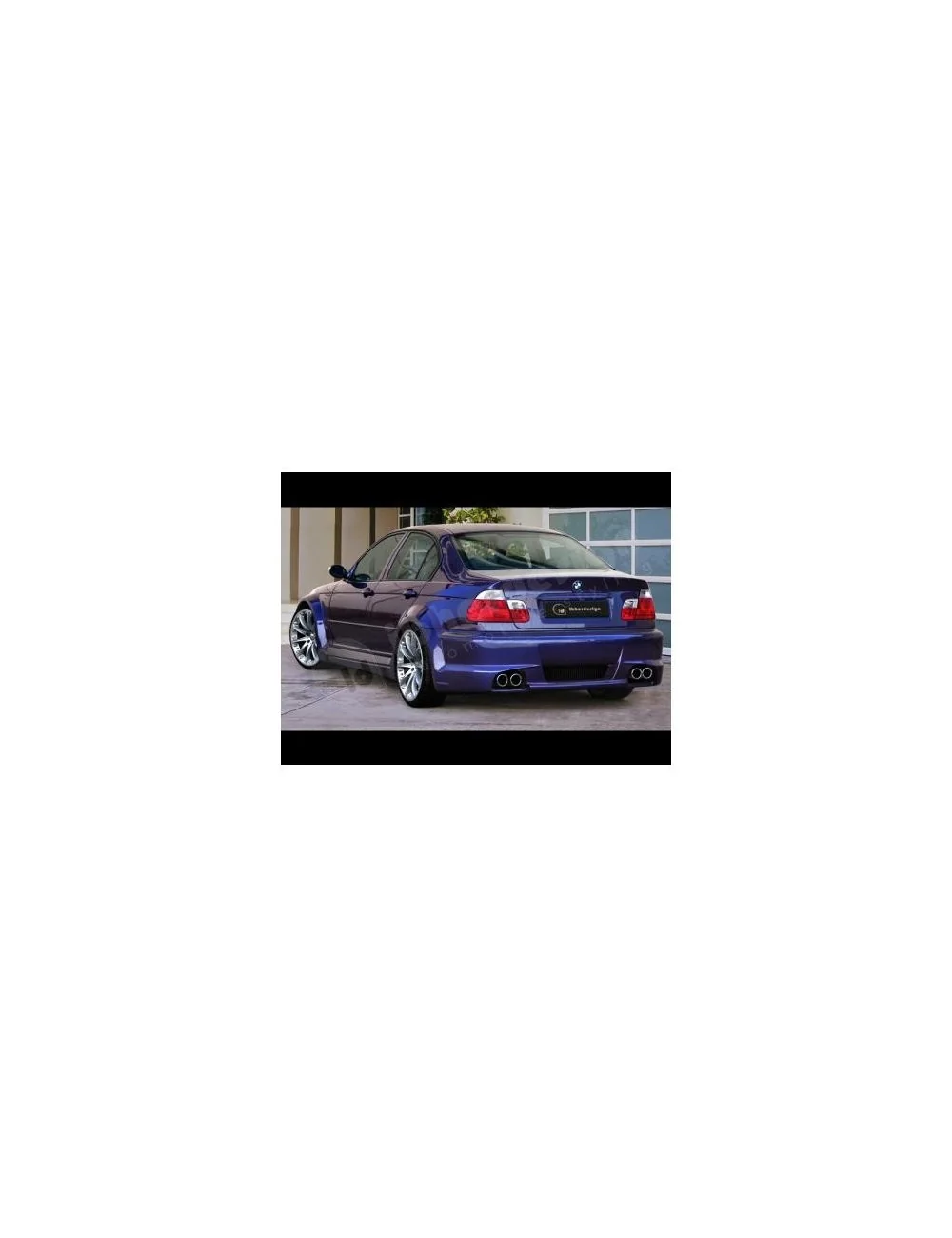PARAURTI POSTERIORE IN VETRORESINA COSMIC BMW SERIE 3 E46