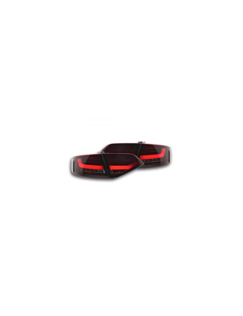 FANALI POSTERIORI A LED SET AUDI A4 B8 8K LIMO 07-11 ROSSO / NERO