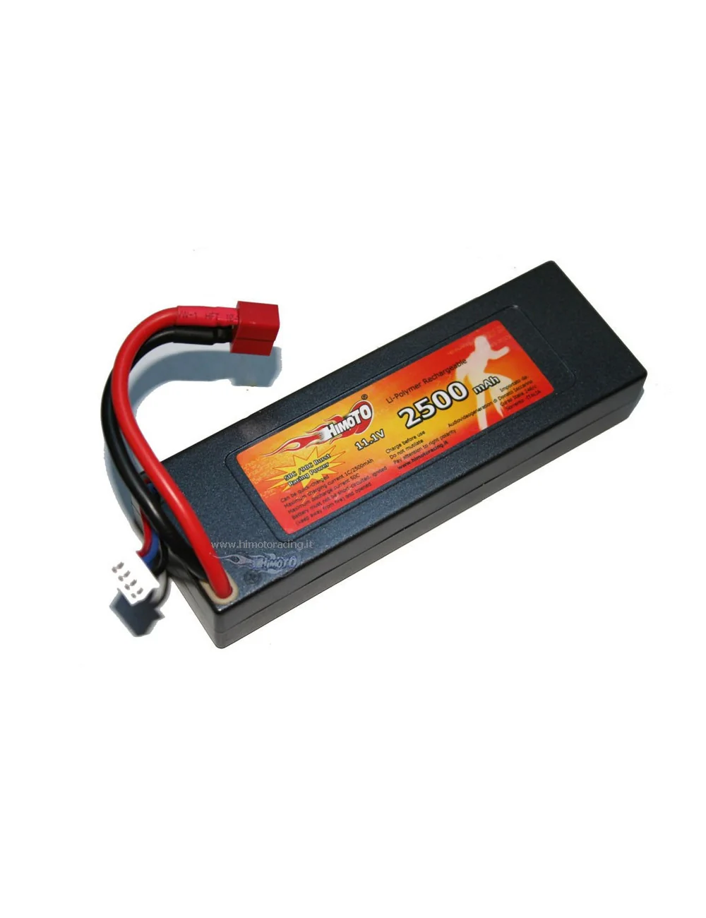 HIMOTO BATTERIA LiPo 2500mAh 11,1V ( 3S- 3celle) Burst 50C Disch.90C