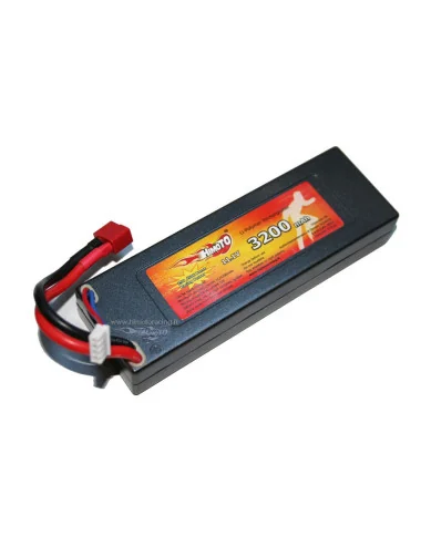 HIMOTO BATTERIA LiPo con cassa rigida di protezione 3200mAH 11,1V ( 3celle) Burst 50c Disch. 25c