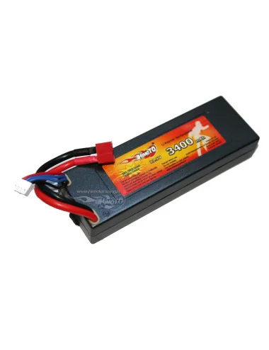 HIMOTO BATTERIA LiPo con cassa rigida di protezione 3400mAh 11,1V ( 3S- 3celle)