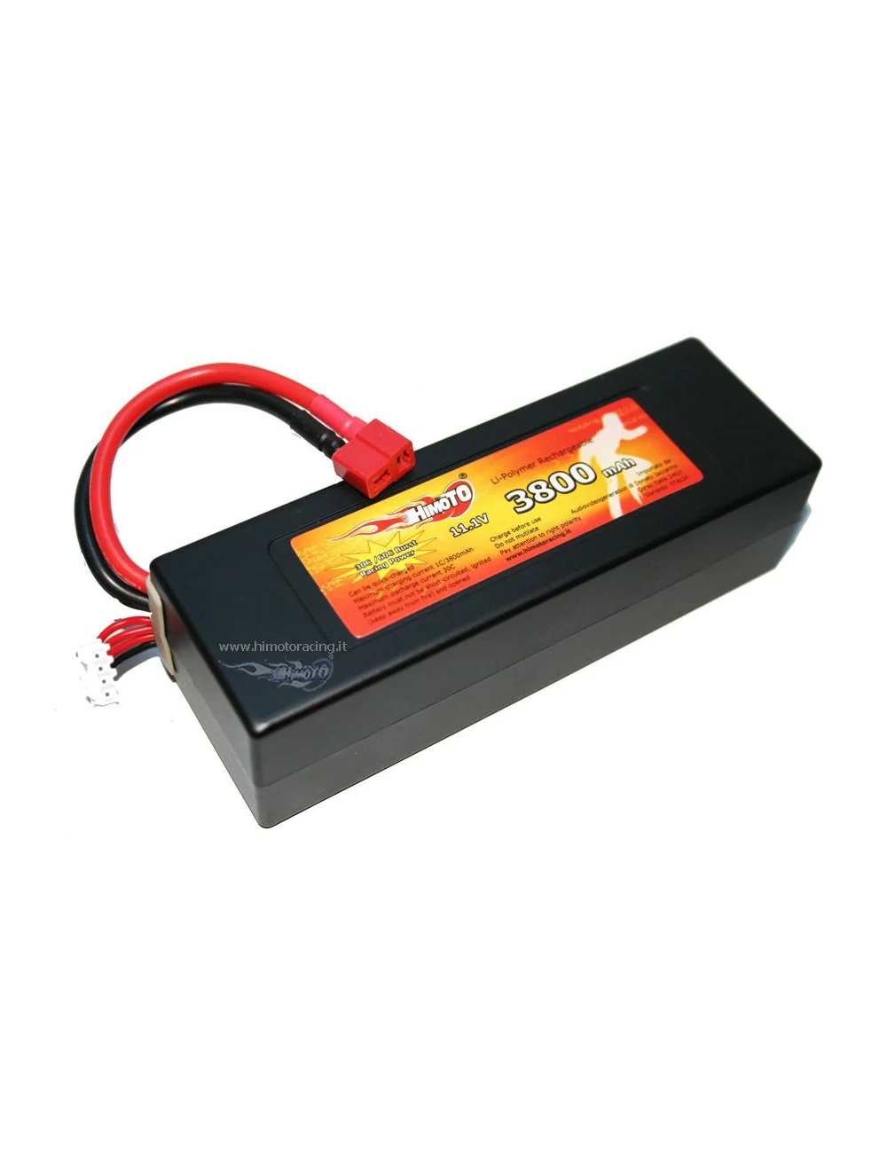 HIMOTO BATTERIA LiPo con cassa rigida di protezione 3800mAh 11,1V ( 3S- 3celle)