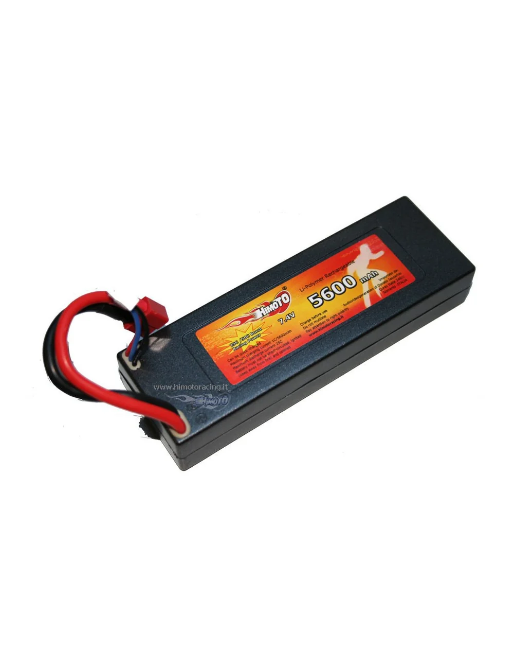 HIMOTO BATTERIA LiPo 5600mAh 7,4V ( 2S- 2celle) Burst 50C Disch. 25c