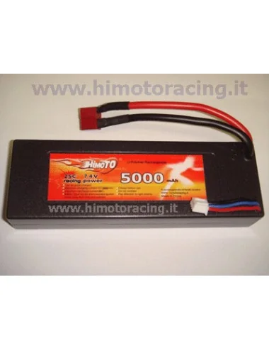 HIMOTO BATTERIA LiPo 5000mAh 7,4V ( 2S- 2celle) Burst 50c Disch. 25c