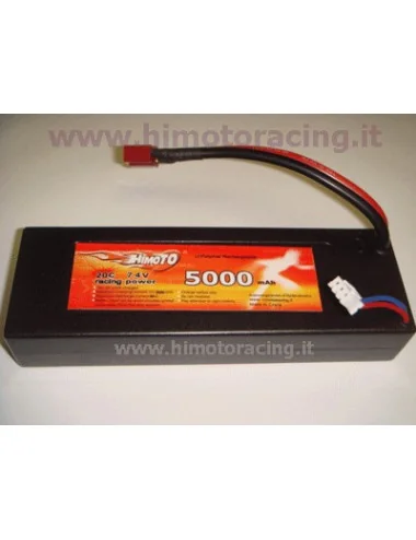 HIMOTO BATTERIA LiPo 5000mAh 7,4V ( 2S- 2celle) Burst 40c Disch. 20c