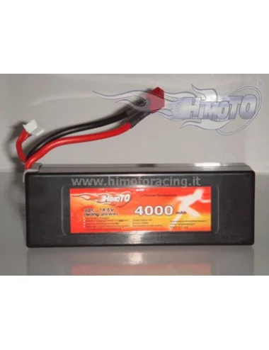 HIMOTO Batteria LiPo 4000mAh 14,8V ( 2S- 4celle) Burst 60c Disch. 30c