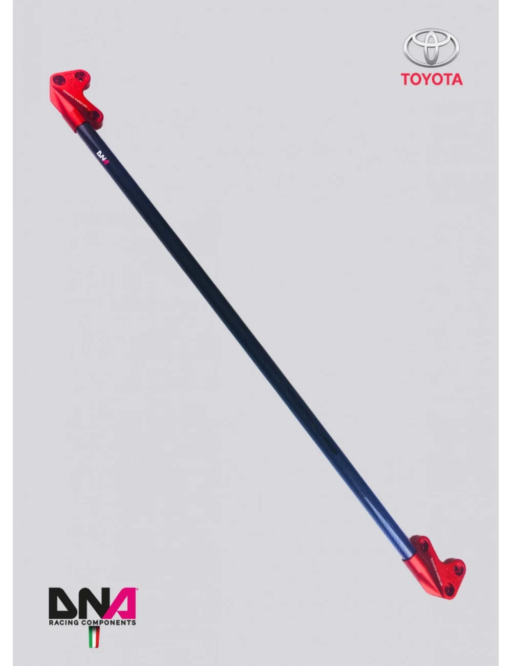 Kit barra duomi anteriore fibra di carbonio DNA Racing Toyota Yaris GR