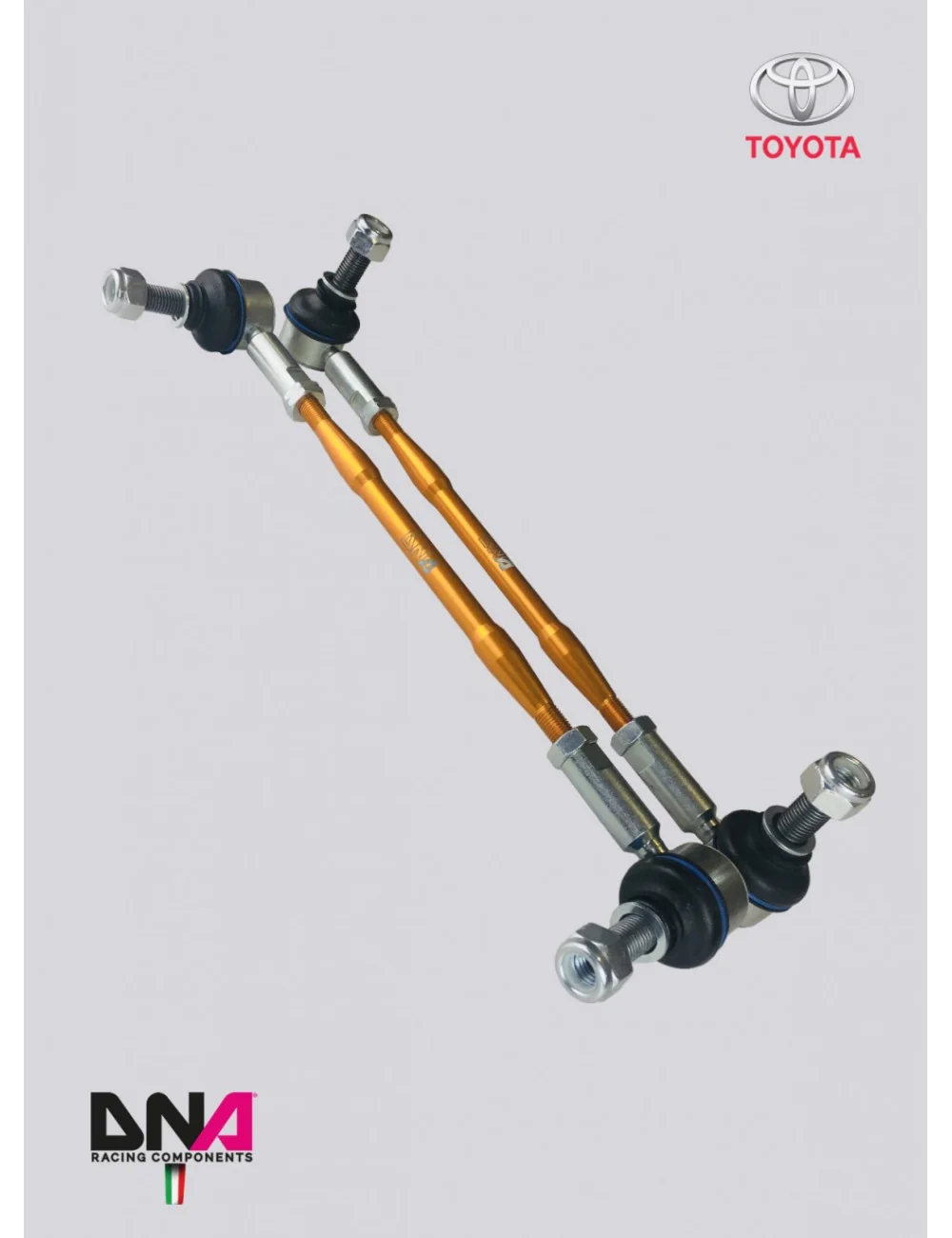 Kit tiranti barra antirollio anteriore DNA Racing "PRO STREET" Toyota Yaris GR