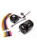 HIMOTO Combo da competizione brushless con sensore motore 10.5T+ regolatore da 120A Turbo Rocket Modified