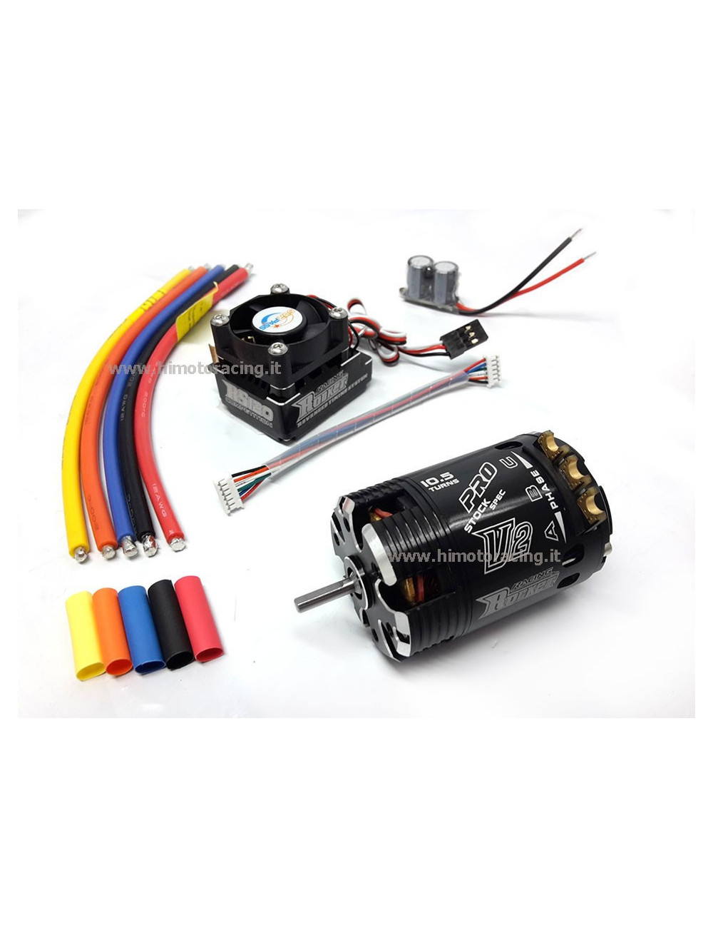 HIMOTO Combo Spec da competizione brushless con sensore motore 10.5T+ regolatore da 120A Turbo