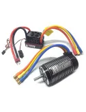 HIMOTO Combo brushless per 1/8 con motore 4068 1400KV sensorless +regolatore da 120A Rocket Racing sensorato Waterproof