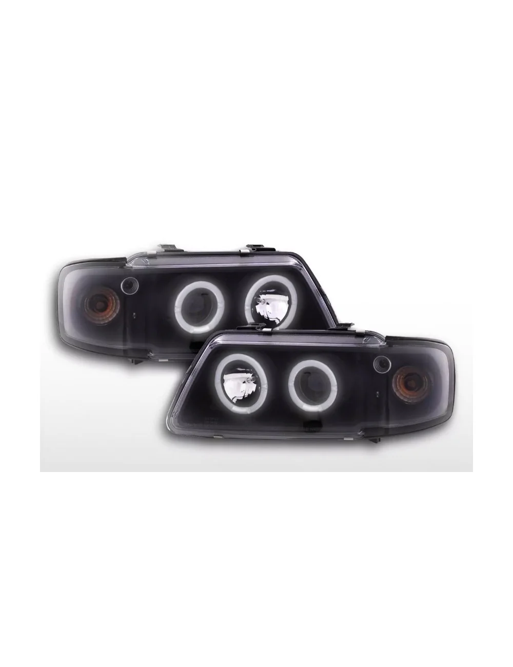 SET DI FARI AUDI A3 TIPO 8L 96-00 NERI