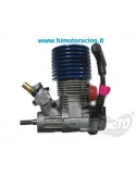 HIMOTO Motore a scoppio completo, SH21 da 3,5cc 3 travasi con scarico laterale- carburatore- strappino 1/8 1/10