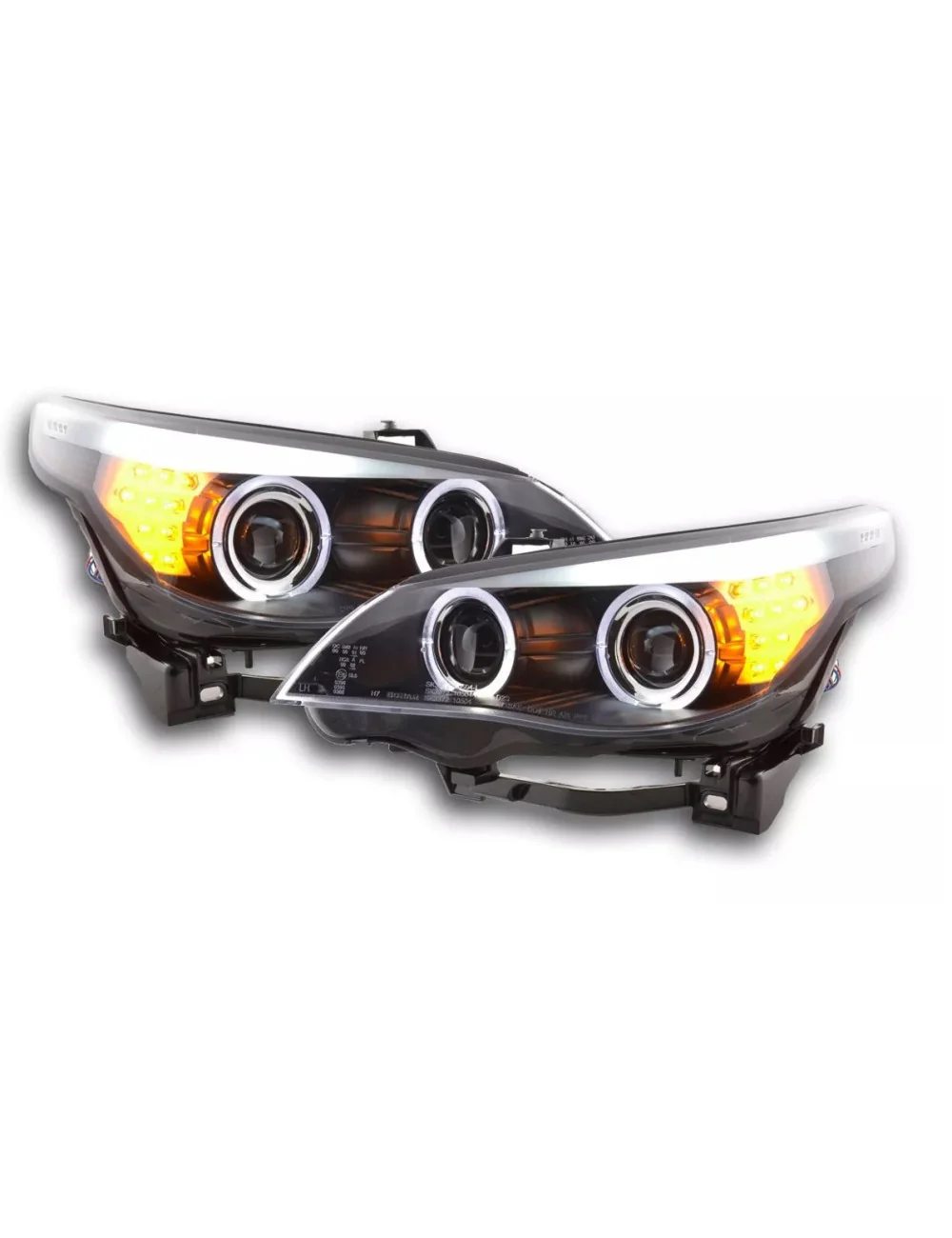 SET FARO BMW SERIE 5 E60 / E61 03-07 NERO