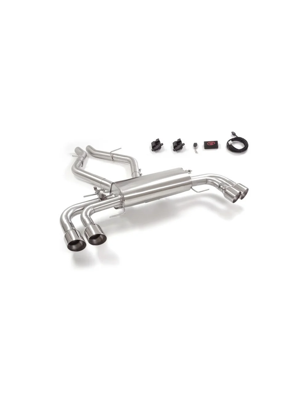 RAGAZZON SILENZIATORE TERMINALE POSTERIORE DUPLEX CON VALVOLA RADIOCOMANDATA ALFA ROMEO GIULIA 2.9 QV