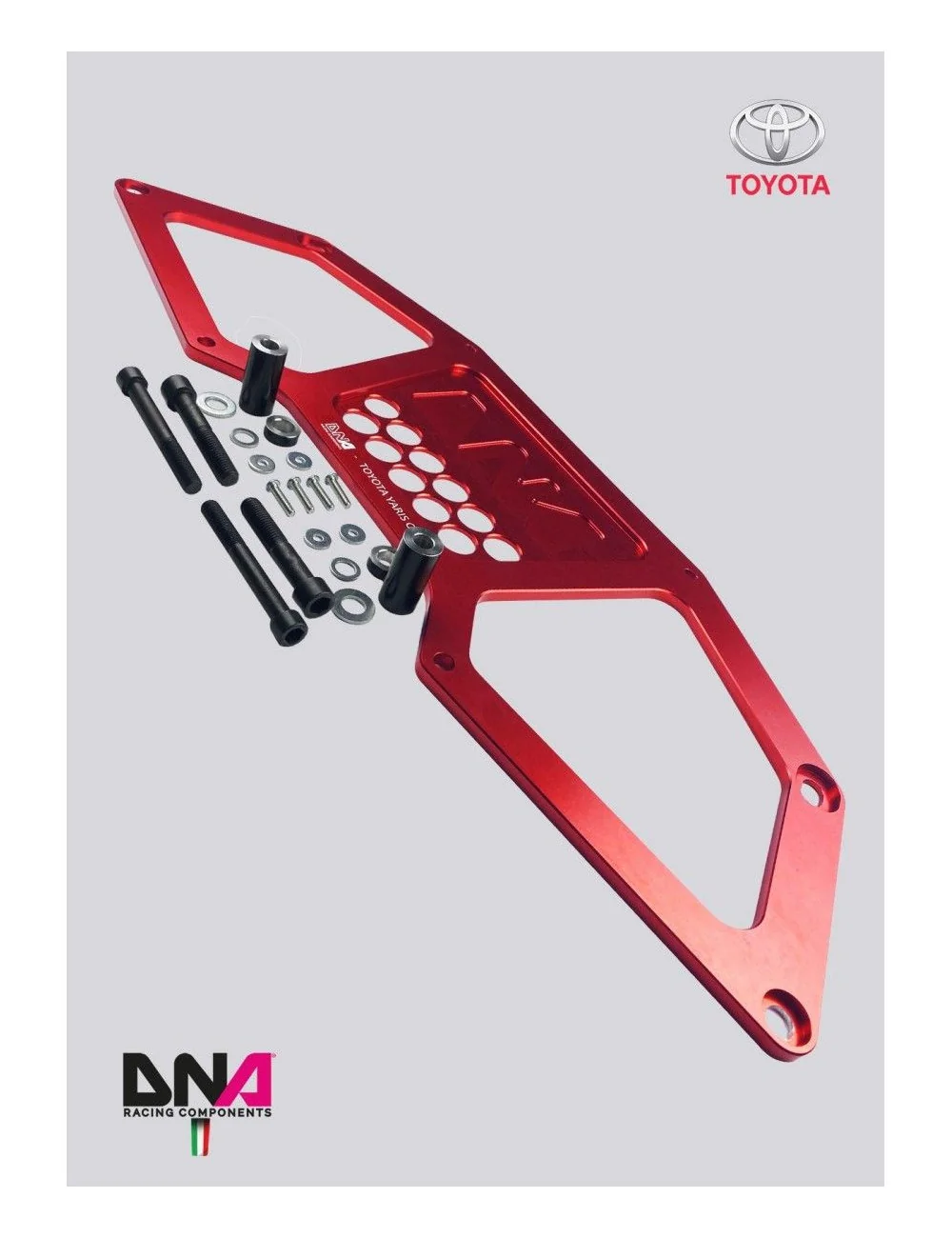 DNA RACING KIT RINFORZO INFERIORE SLITTA SOSPENSIONE ANTERIORE TOYOTA YARIS GR