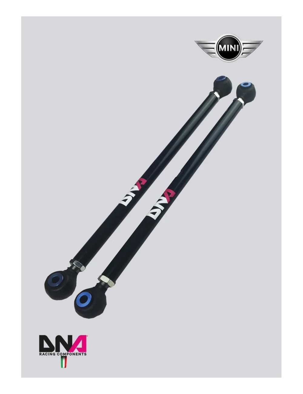 DNA RACING KIT TIRANTI CAMBER SOSPENSIONI POSTERIORI MINI R55 R56 R57